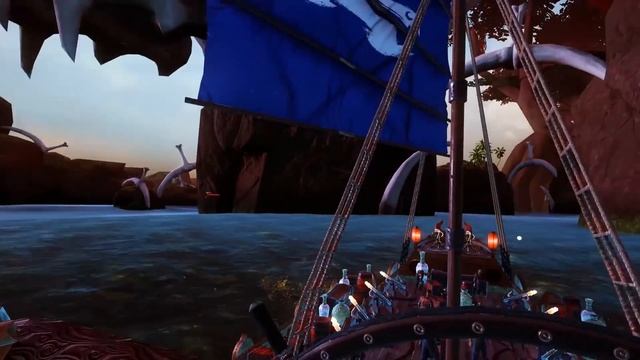 I Destroyed All the Ships with My Magic Pirate Tornado Powers in Battlewake VR! смотреть онлайн