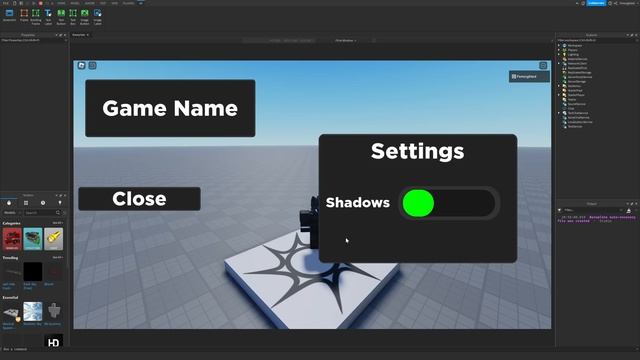 Menu Gui V1 // Roblox Showcase смотреть онлайн