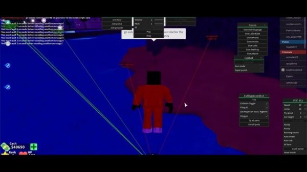 Fling script GUI OP works on every roblox game troll everyone only for 9$!