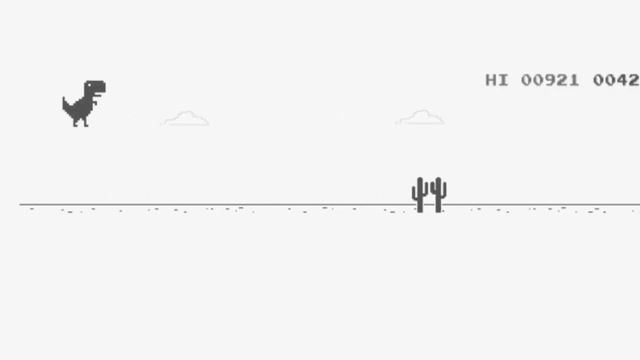 Chrome dinosaur game bot (Python) смотреть онлайн