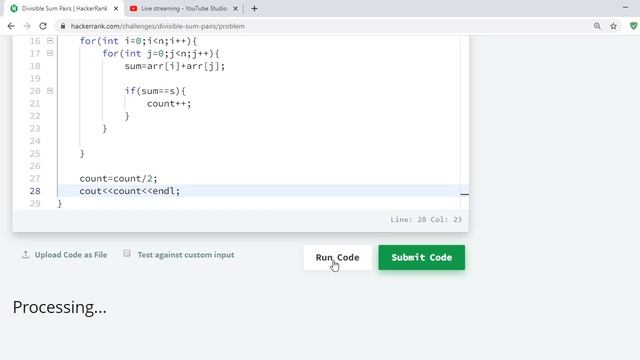 divisible sum pairs- hackerrank solution c++ | easy solution and github code link смотреть онлайн