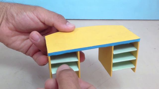 How to Make Study Table With Cardboard _ DIY Miniature Cardboard Desk смотреть онлайн