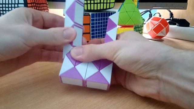Змейка Рубика! Как собрать кошку из змейки Рубика)