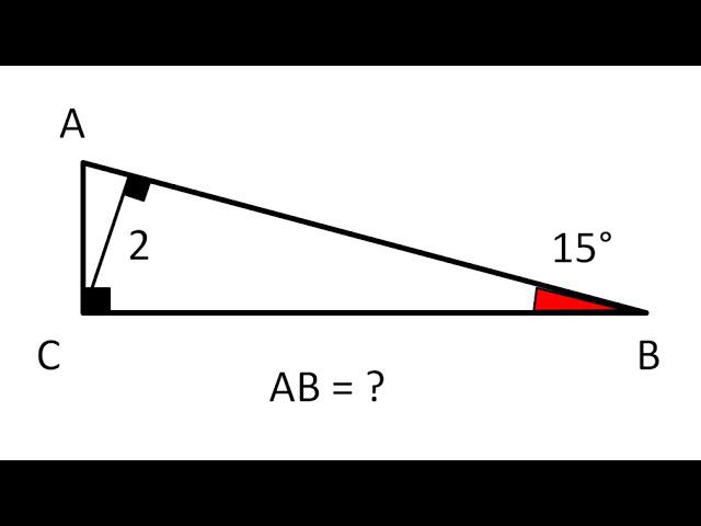 Найти величину гипотенузы, пользуясь только знаниями семиклассника смотреть онлайн