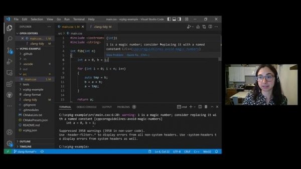 clang-tidy in Visual Studio Code