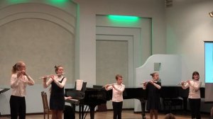 Н. Римский-Корсаков. "Белка" из оперы "Сказка о царе Салтане". Ансамбль флейтистов "Калейдоскоп".