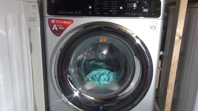 LG 6 motion Turbowash : small load (30 minute cycle, downloaded cycle) смотреть онлайн