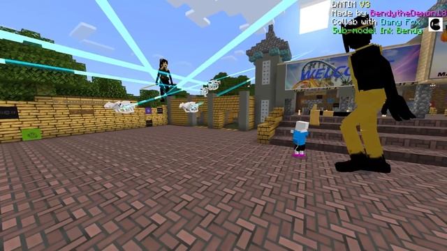 NEW Bendy and the Ink Machine V3 vs Undertale (Sans, Saness, Xans V2) Minecraft PE смотреть онлайн