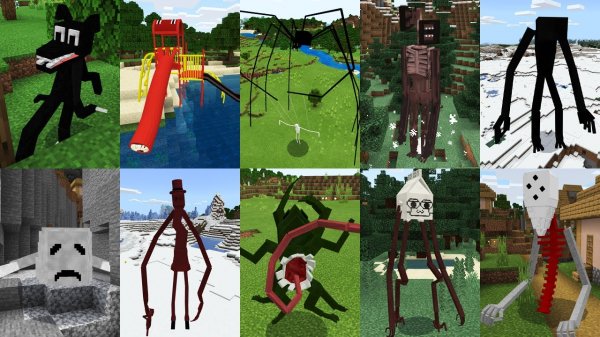 МОД на все творения ТРЕВОРА ХЕНДЕРСОНА в МАЙНКРАФТ! TREVOR HENDERSON SCP MINECRAFT