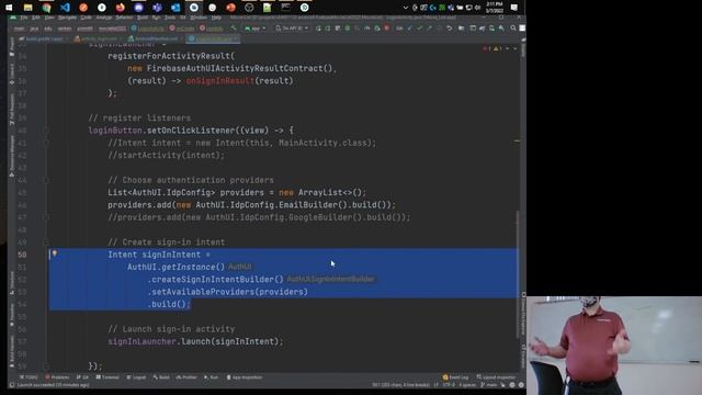 3-7 Firebase Authentication - Implementing LoginActivity смотреть онлайн