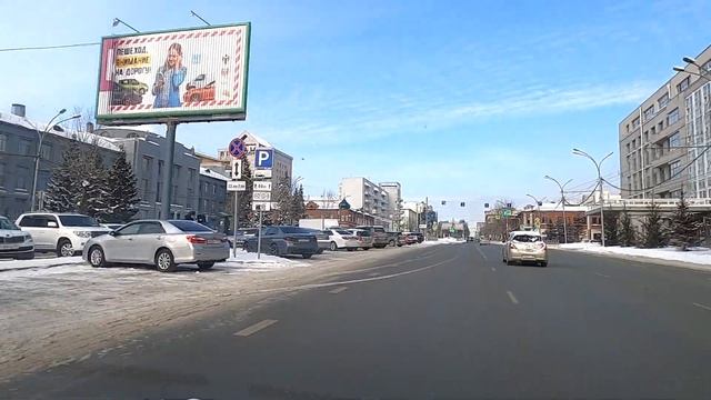 #Новосибирск обзор! ул. Большевистская-Красный проспект! смотреть онлайн
