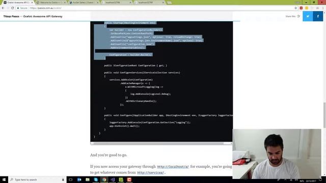 Ocelot: Awesome API Gateway for .NET Core смотреть онлайн