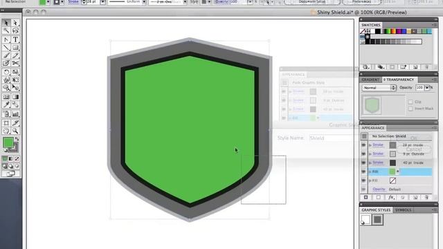 Quick Tip Create A Shiny Shield Using Illustrators Tutorial.m4v смотреть онлайн