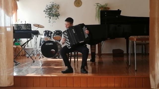 Лукьянов Михаил, 4 класс, баян смотреть онлайн