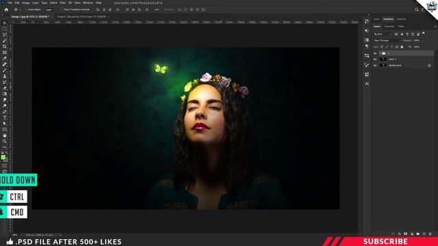 Learn to Create Easy Glow Effect in Photoshop | Glowing Butterfly Effects | Tamil Tutorial | PT108 смотреть онлайн