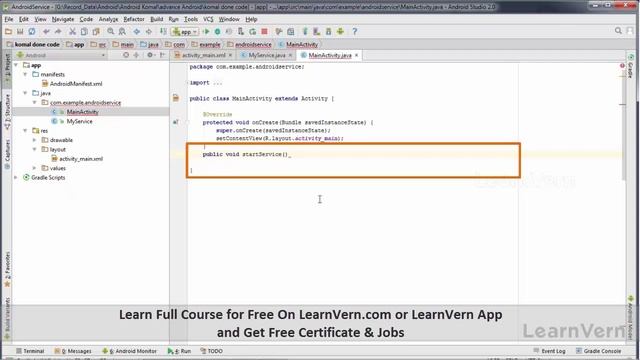 How to Create Service in Android? How to Destroy Services in Android - Full Video in Hindi смотреть онлайн