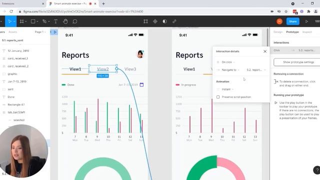 Figma Smart Animate Tutorial (Menu button) смотреть онлайн