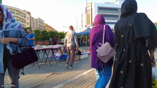 IRAN - Evening Walk around the City Theater Complex of Tehran city on Valiasr Street - Iran Vlog смотреть онлайн