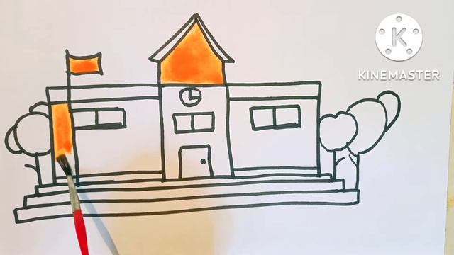 draw a school bus ?/एक स्कूल बस खींचे/рисуем школьный автобус ? смотреть онлайн