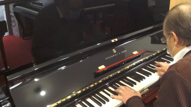 Piano droit Steinway K n°197453 смотреть онлайн