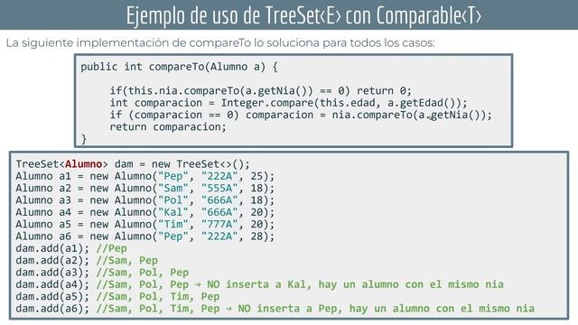 JAVA: TreeSet avanzado ☕ DAM - DAW смотреть онлайн