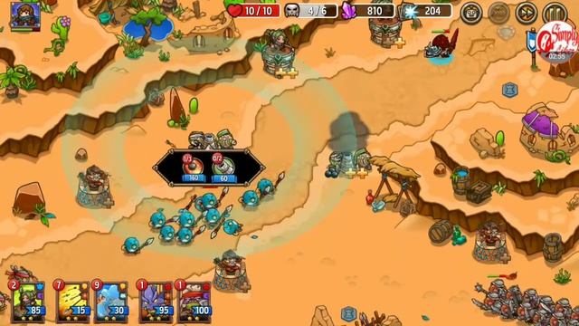Crazy Defense Heroes The Turrets of Sarif's Pass (Hard) смотреть онлайн