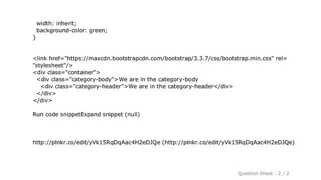 HTML : Inheriting width from Bootstrap container when child is position fixed смотреть онлайн