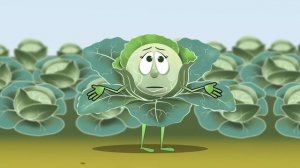 Урожай. Як тракторець молодець допомагав червоному бурячку та капусті. Дитяча Пісня.