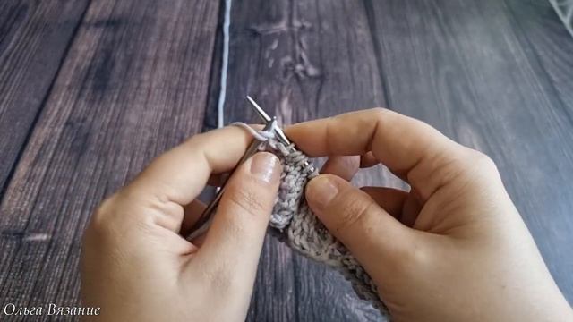 Красивый узор спицами из немецкого журнала / Knitting pattern смотреть онлайн