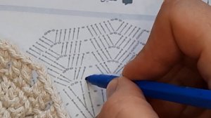 Как связать салфетку \ плейсмат крючком