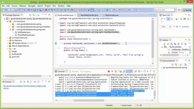Spring Framework 4 Dependency Injection Tutorial Part I using Java Configuration and Annotations смотреть онлайн