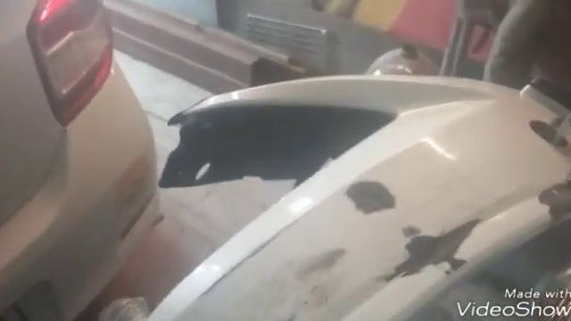 Соляри ремонт бампера пайка покраска смотреть онлайн