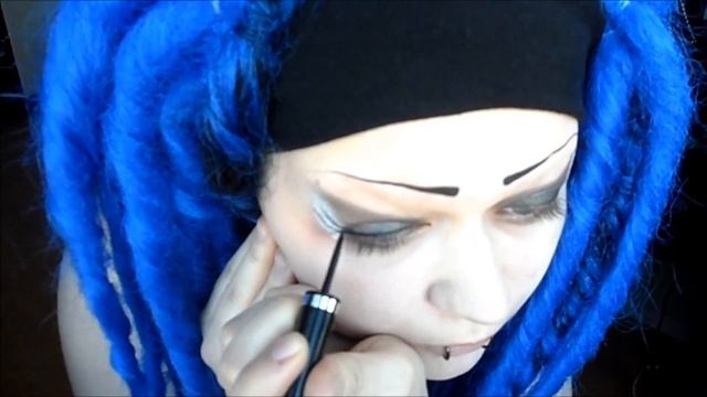 Cute Goth Makeup - Tutorial смотреть онлайн