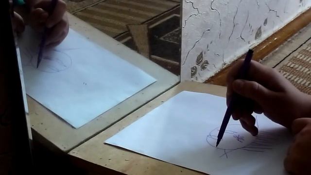 Mirror challenge Как нарисовать солнце в зеркальном отражении? | Веселые задания, конкурсы, игры смотреть онлайн