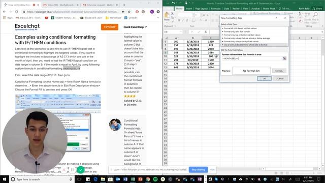 How to Combine Conditional Formatting with an IF Statement смотреть онлайн