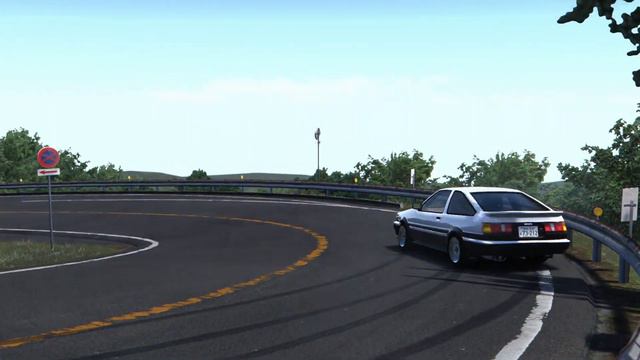 Initial D Wataru's AE86 Corolla Levin Turbo Assetto Corsa