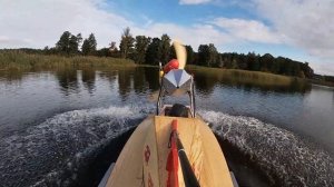 Самодельная Лодка - Самолет, первые испытания.