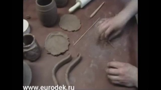 Пивная авторская кружка из красной глины. смотреть онлайн