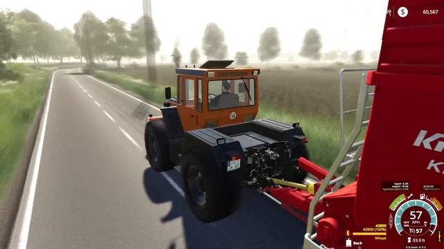 Baling straw, spraying herbicide & fertilizer, plowing | Gemeinde Rade | FS 19 | Timelapse #03 смотреть онлайн