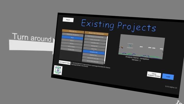 AVA360VR - Basics - Navigate projects and analyses смотреть онлайн