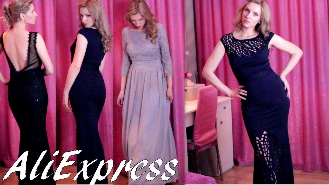 Покупки одежды с AliExpress. Платья. С ПРИМЕРКОЙ. смотреть онлайн