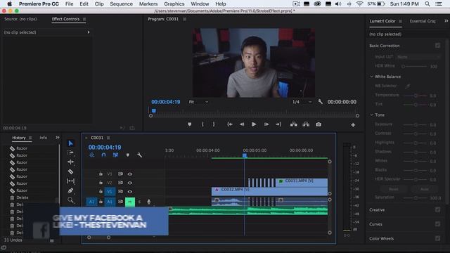 Strobe Light/Flicker Effect! Music Video Transition Tutorial! (Adobe Premiere Pro CC 2017 Tutorial) смотреть онлайн