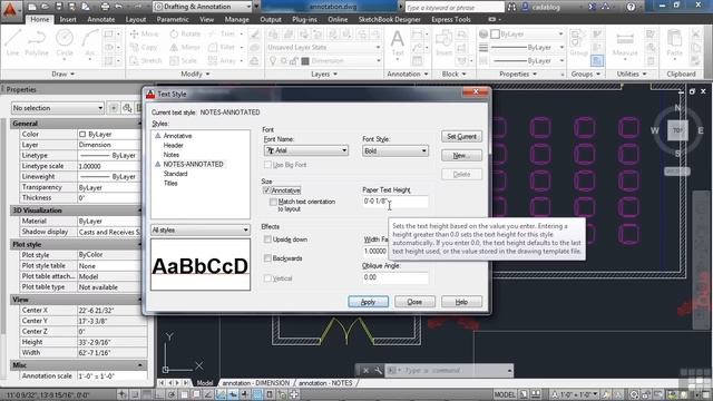 Advanced AutoCAD 2014 Tutorial | Annotative Scaling: One Text To Rule Them All смотреть онлайн