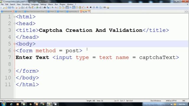 Captcha Code with validation in php | Part 2 | Hindi смотреть онлайн