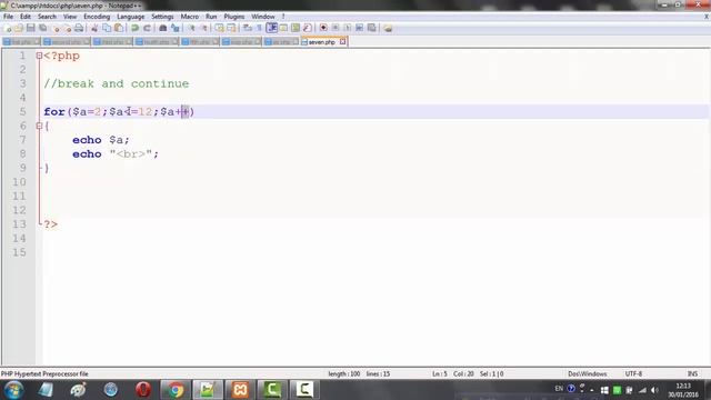 PHP Bangla Tutorial Part 20 HD (PHP Break and Continue) смотреть онлайн