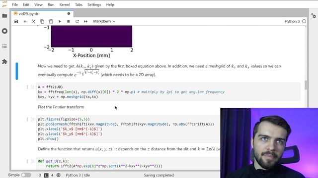 Fourier Optics in Python смотреть онлайн