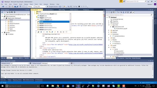 ASP.NET MVC 5. Уровень 1. Урок 3. Модели смотреть онлайн