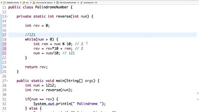 Java Program to Check whether a Number is Palindrome or Not смотреть онлайн