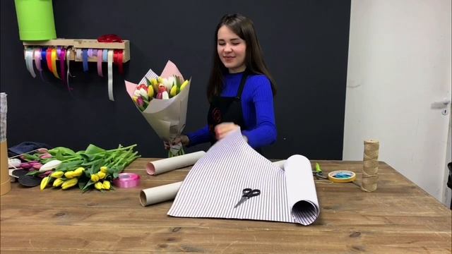 Букет из тюльпанов, нет ничего проще смотреть онлайн