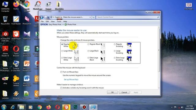 Cara Setting Besar Kecilnya Ukuran Cursor Mouse смотреть онлайн